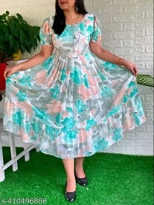 Women's Floral Midi Dress